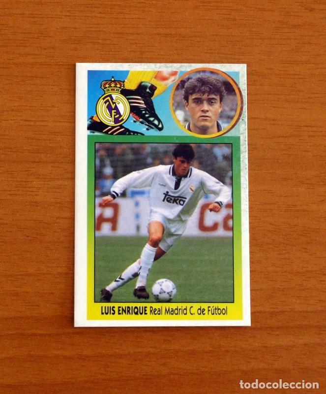 Football Stickers: Real Madrid - Luis Enrique - Ediciones Este Liga 1993-1994, 93-94 - De cart&oacute;n Nunca pegado