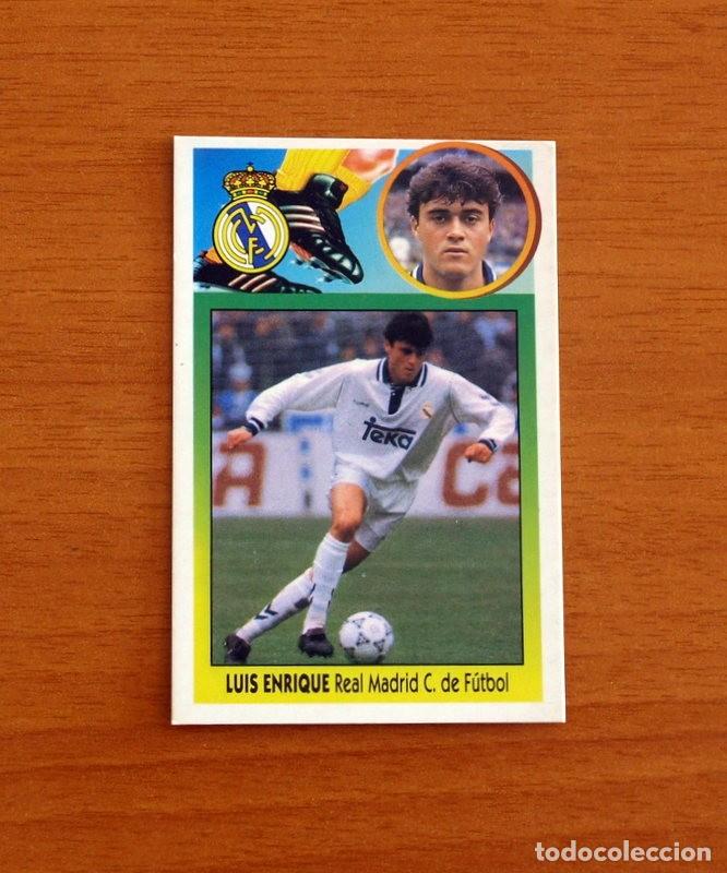 Cromos de Futebol: Real Madrid - Luis Enrique - Ediciones Este Liga 1993-1994, 93-94 - De cart&oacute;n Despegado