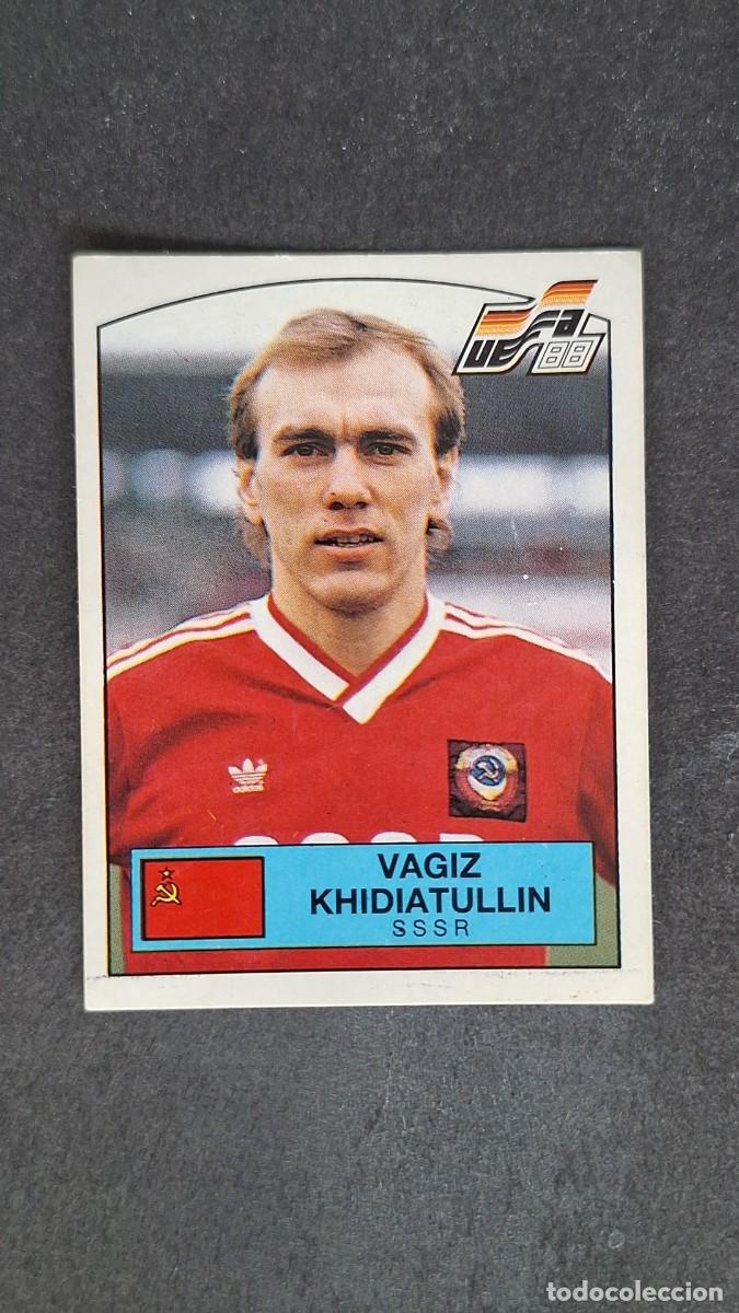 Cromos de Futebol: L2 VAGIZ KHIDIATULLIN SELECCION SSSR 245 EUROCOPA ALEMANIA 88 1988 PANINI NUNCA PEGADO SIN PEGAR