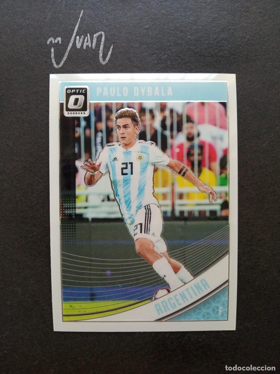 Football Stickers: N&ordm; 90 PARALELA OPTIC DYBALA ARGENTINA JUVENTUS ROMA ⚽ PANINI &reg; DONRUSS 2018 2019 18 19 NUEVO