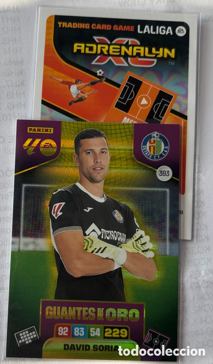 Cromos de F&uacute;tbol: ADRENALYN 25-26 / GUANTES ORO 383