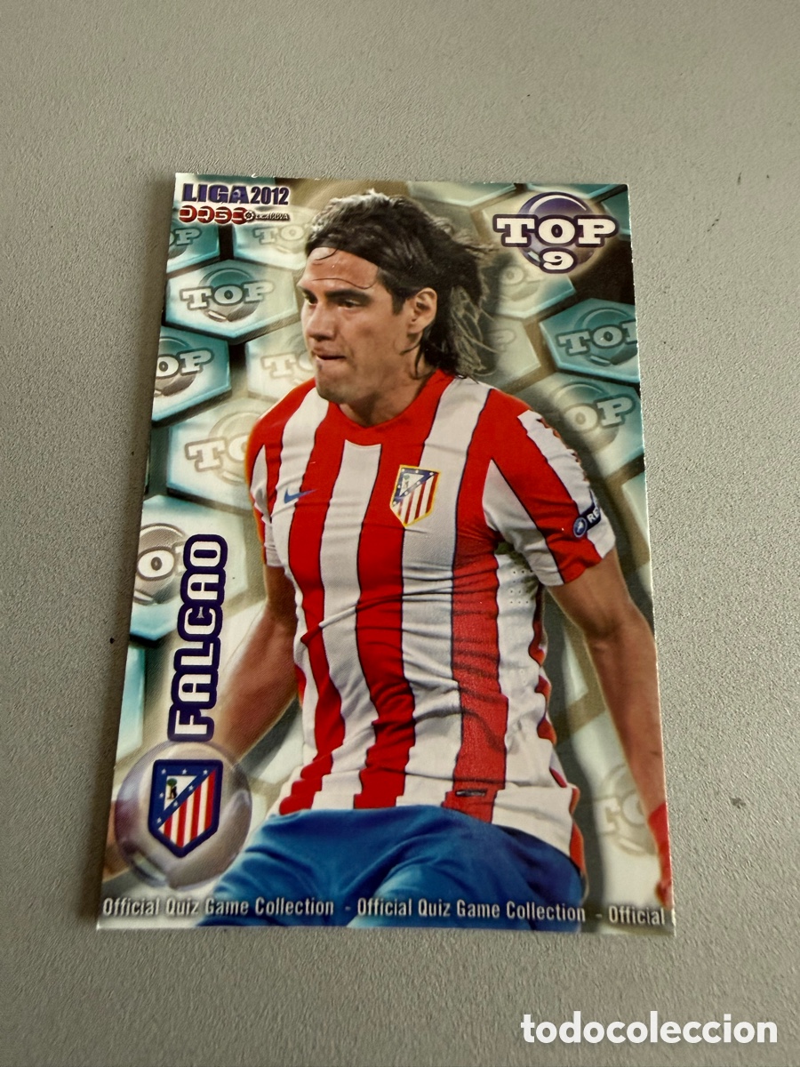 Cromos de F&uacute;tbol: MUNDICROMO 2012. n 626. Top 9. FALCAO. Azul liso mate