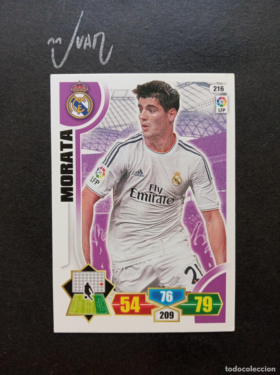 Cartes &agrave; collectionner de Football: N&ordm; 216 MORATA REAL MADRID ESPA&Ntilde;A ⚽ PANINI &reg; ADRENALYN XL 2013 2014 LIGA FUTBOL 13 14
