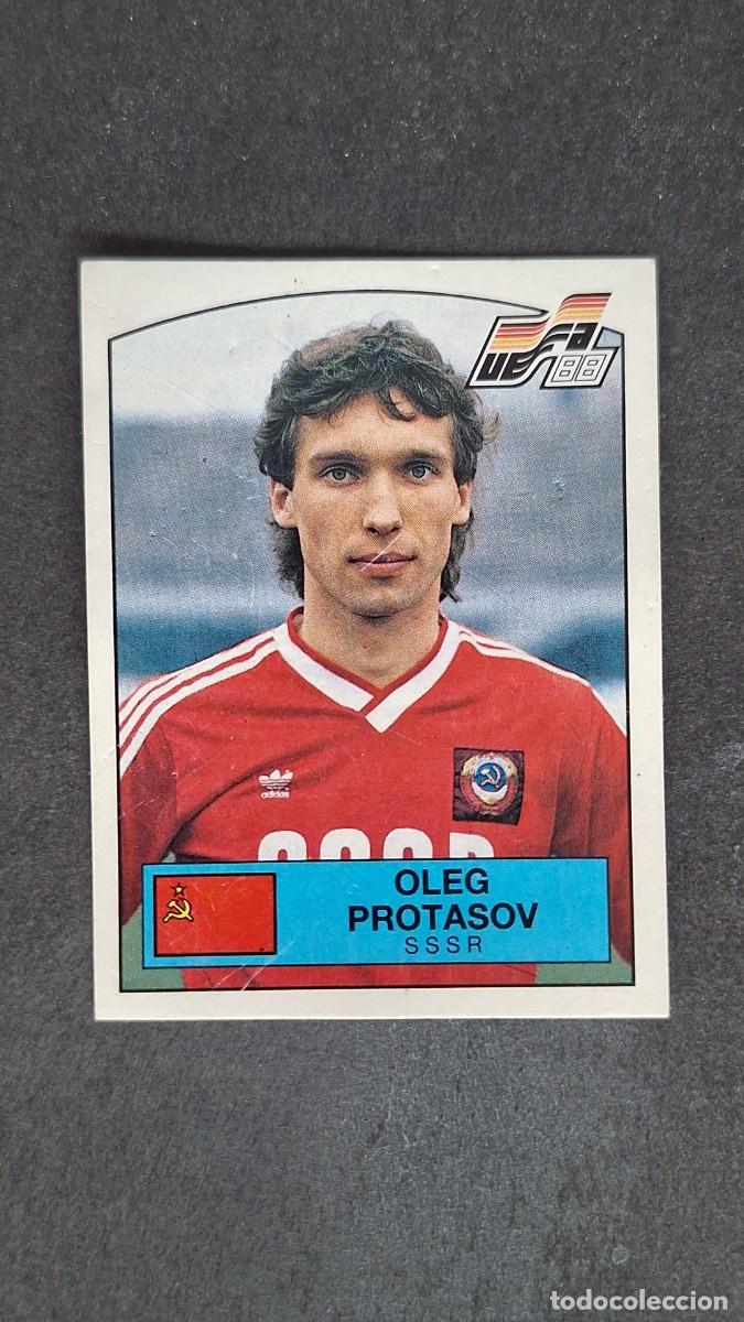 Cartes &agrave; collectionner de Football: L2 OLEG PROTASOV SELECCION SSSR 259 EUROCOPA ALEMANIA 88 1988 PANINI NUNCA PEGADO SIN PEGAR