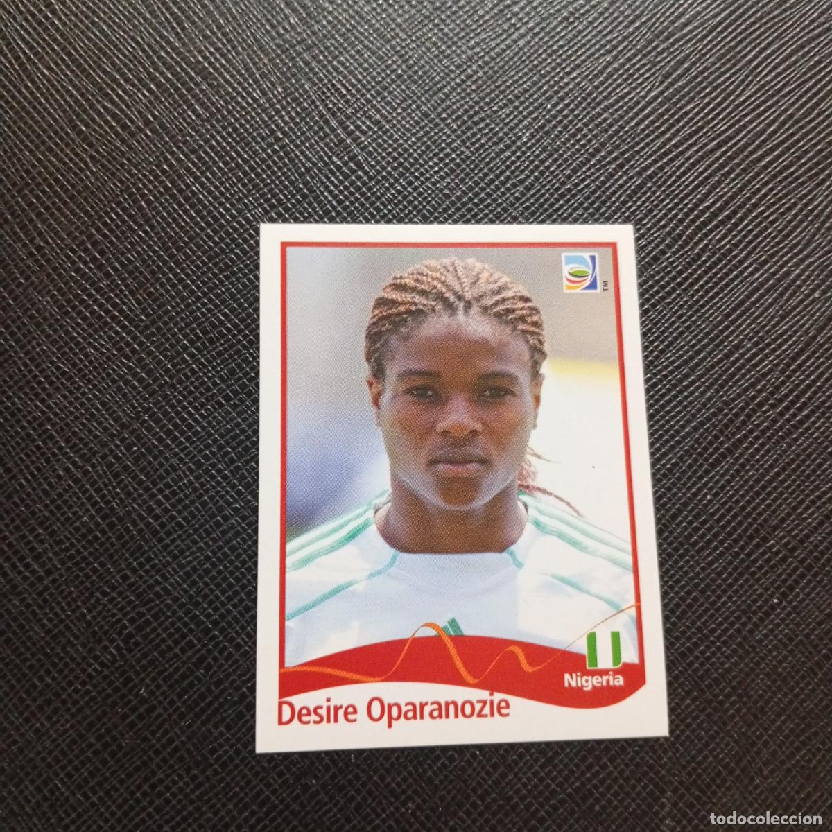Cartes &agrave; collectionner de Football: 79 DESIRE OPANANOZIE NIGERIA PANINI FEMENINO WOMEN&acute;S MUNDIAL 2011 ALEMANIA 11 SIN PEGAR A205 PG20