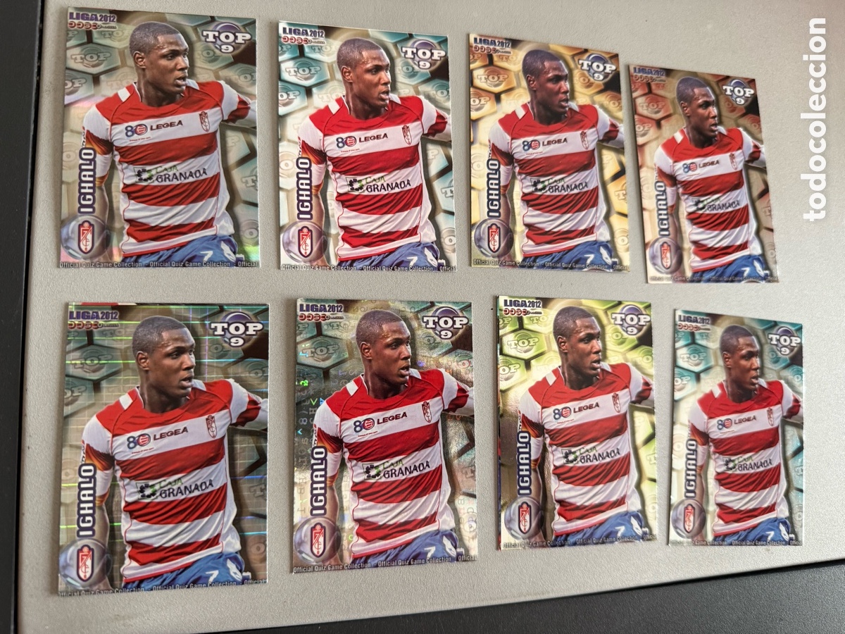 Cromos de F&uacute;tbol: MUNDICROMO 2012. n 630. IGHALO. Top 9. 8 cromos diferentes