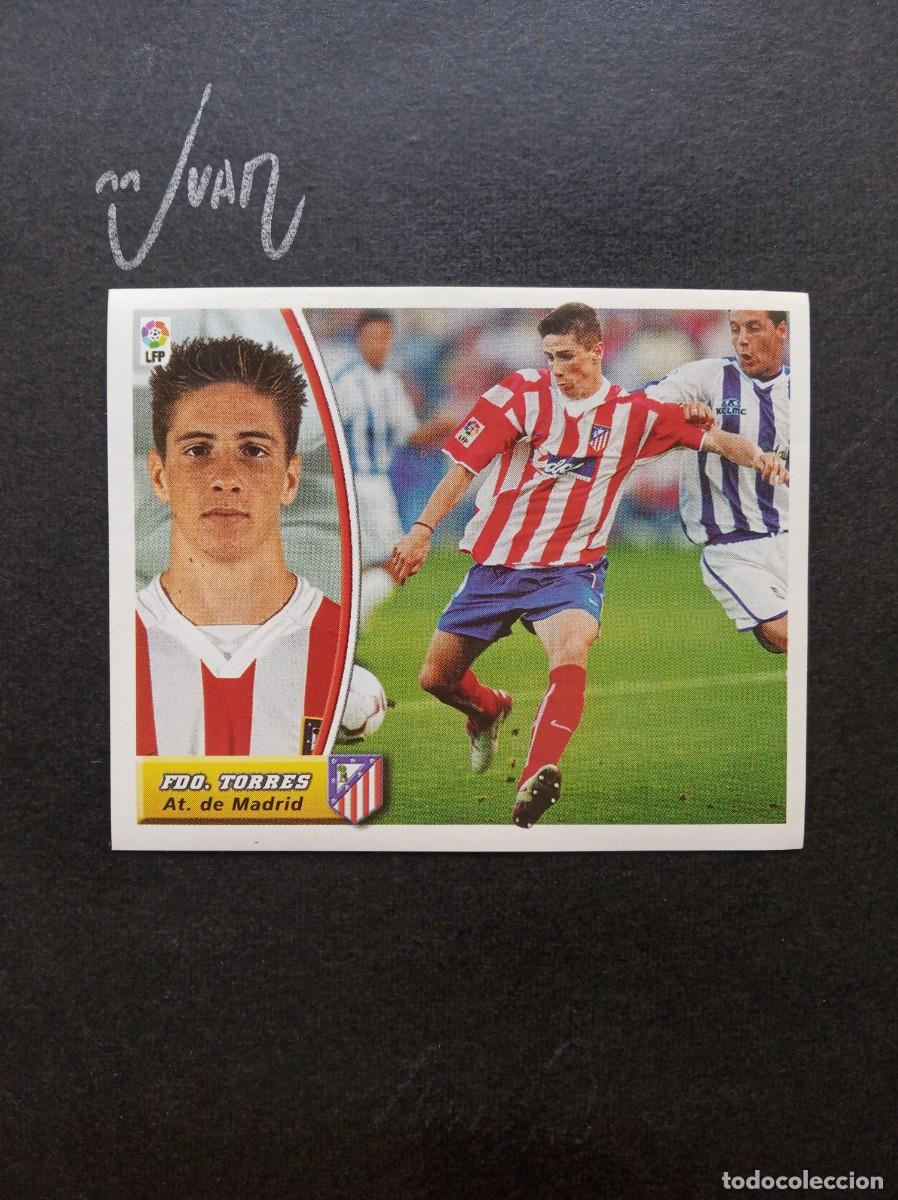 Cromos de F&uacute;tbol: FERNANDO TORRES ATLETICO MADRID ⚽ COLECCIONES ESTE &reg; 2003 2004 LIGA 03 04 SIN PEGAR NUNCA PEGADO