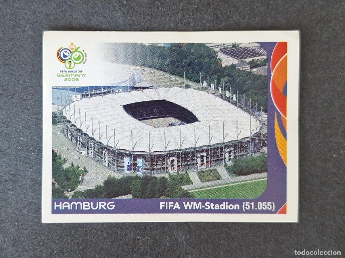 Cromos de F&uacute;tbol: L2 HAMBURGO ESTADIO FIFA WM STADION PANINI MUNDIAL ALEMANIA 2006 06 NUNCA PEGADO SIN PEGAR
