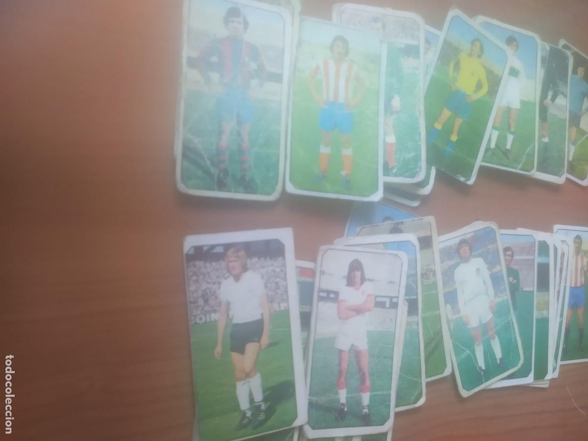Cromos de F&uacute;tbol: LOTE DE 38 CROMOS SIN REPETIR EDICIONES ESTE 1977-78 LIGA 77-78