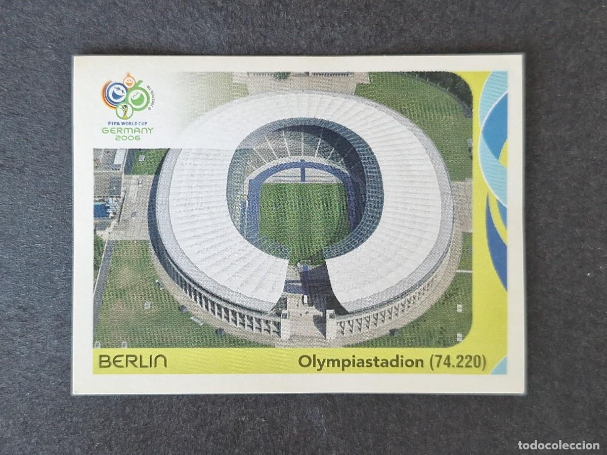 Cromos de F&uacute;tbol: L2 BERLIN ESTADIO OLYMPIASTADION 7 PANINI MUNDIAL ALEMANIA 2006 06 NUNCA PEGADO SIN PEGAR
