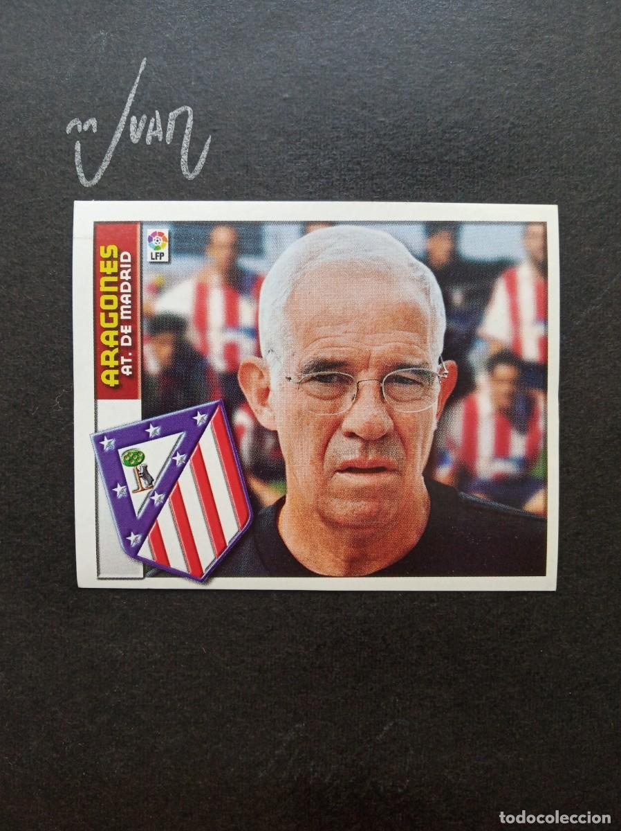 Cromos de F&uacute;tbol: ENTRENADOR LUIS ARAGONES ATLETICO MADRID ⚽ COLECCIONES ESTE &reg; 2002 2003 LIGA 02 03 SIN PEGAR NUNCA