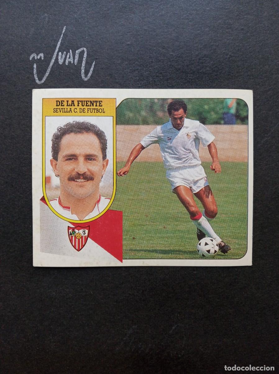 Cromos de Futebol: DE LA FUENTE SEVILLA ESPA&Ntilde;A ⚽ EDICIONES ESTE &reg; 1991 1992 LIGA FUTBOL 91 92 SIN PEGAR NUNCA