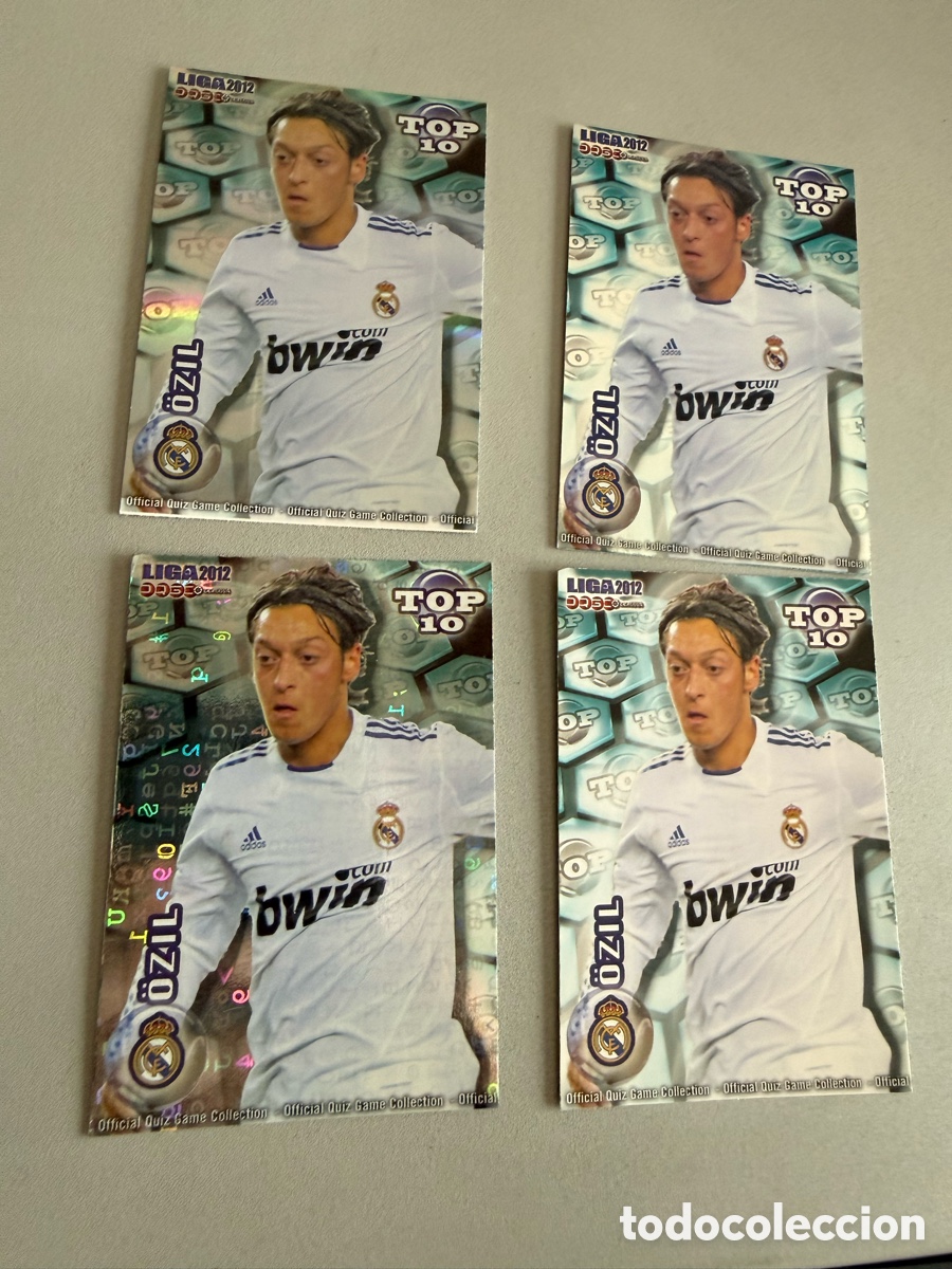 Cromos de Futebol: MUNDICROMO 2012. n 614. Top 10. OZIL. 4 cromos diferentes