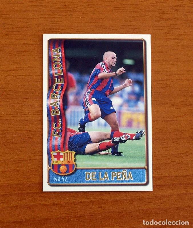 Cromos de Futebol: Barcelona -N&ordm; 52 De La Pe&ntilde;a -Mundicromo Las Fichas de la Liga de F&uacute;tbol 1996-1997-96-97