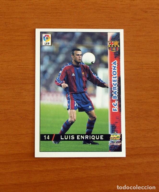 Cromos de F&uacute;tbol: Barcelona - N&ordm; 14 Luis Enrique - Mundicromo Las Fichas de la Liga 1998-1999-98-99
