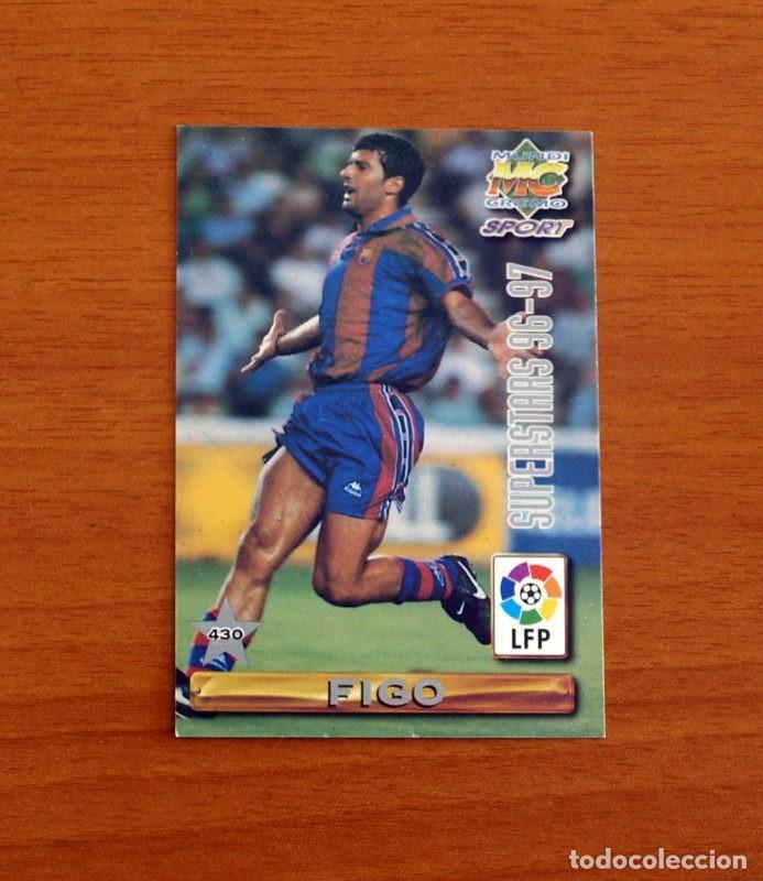 Cromos de F&uacute;tbol: Barcelona - N&ordm; 430 Figo- Vitor Baia Superstars -Mundicromo Las Fichas Liga 1996-1997-96-97