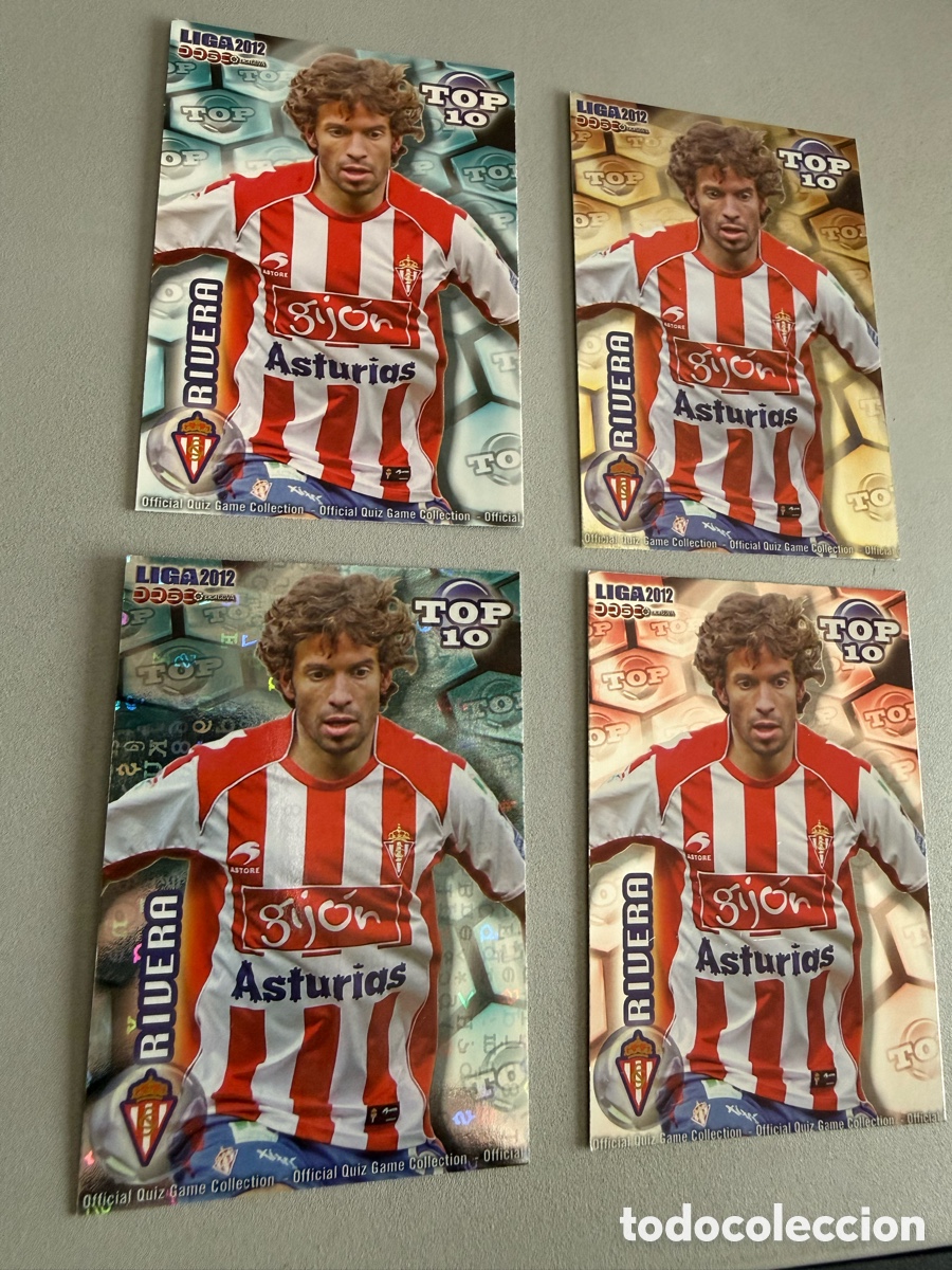 Cromos de F&uacute;tbol: MUNDICROMO 2012. n 618. Top 10. RIVERA