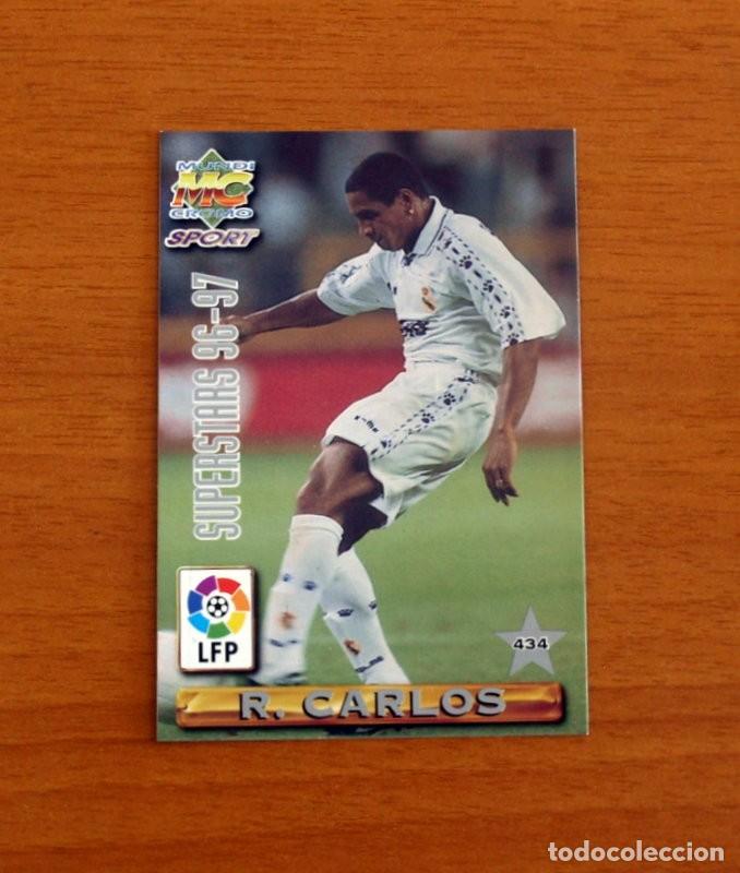 Cromos de Futebol: Real Madrid - N&ordm; 434 Roberto Carlos-Seedorf Superstars -Mundicromo Las Fichas Liga 1996-1997-96-97