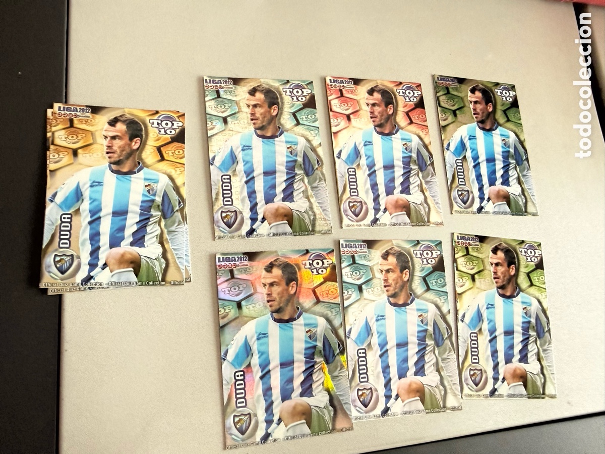Cromos de F&uacute;tbol: MUNDICROMO 2012. n 619. Top 10. DUDA. 7 cromos diferentes