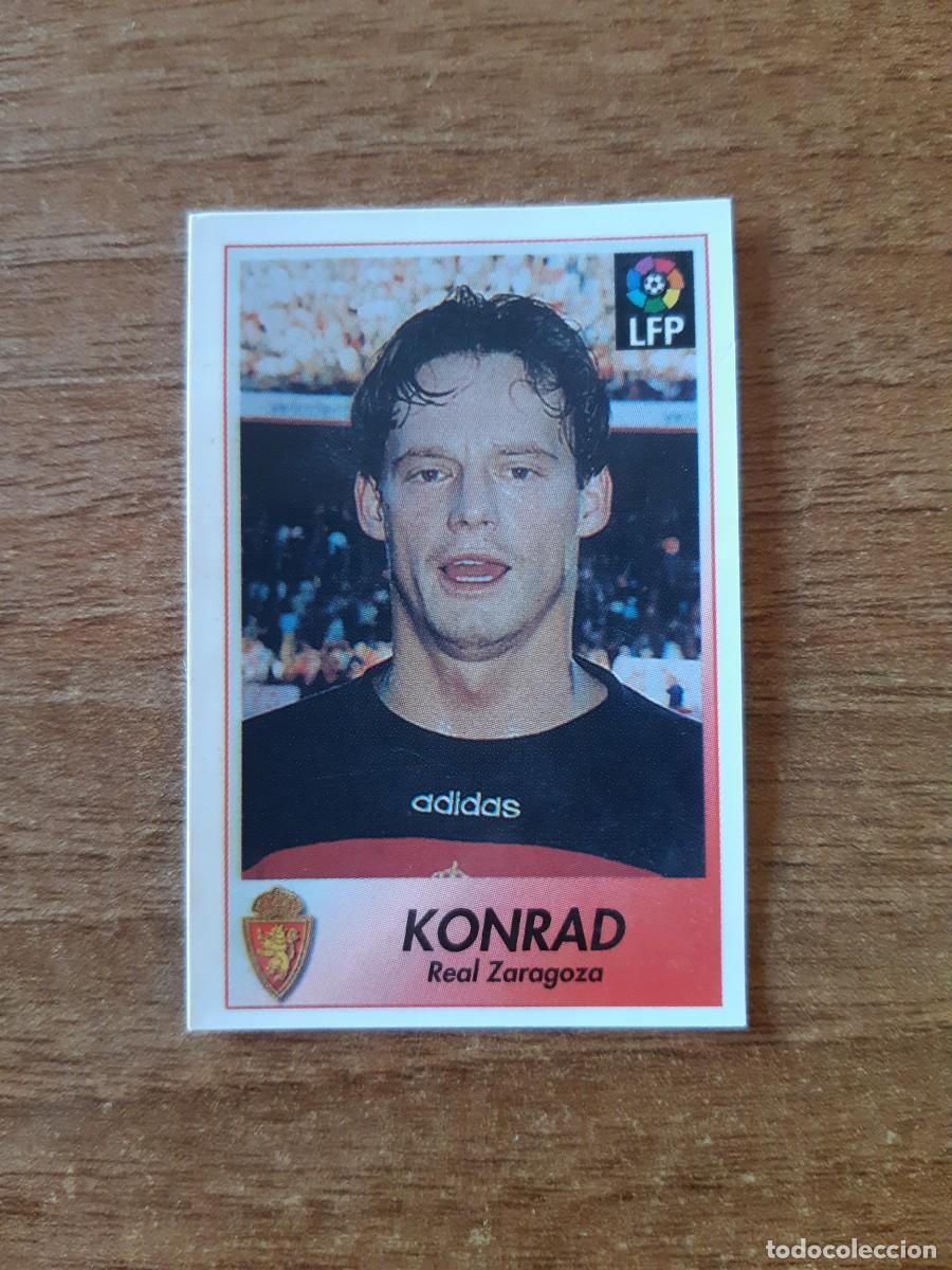 Cromos de F&uacute;tbol: N&deg;315 Fichaje Konrad (Zaragoza) Liga 96-97 BOLLYCAO. Trasera normal. Nunca pegado, sin pegar