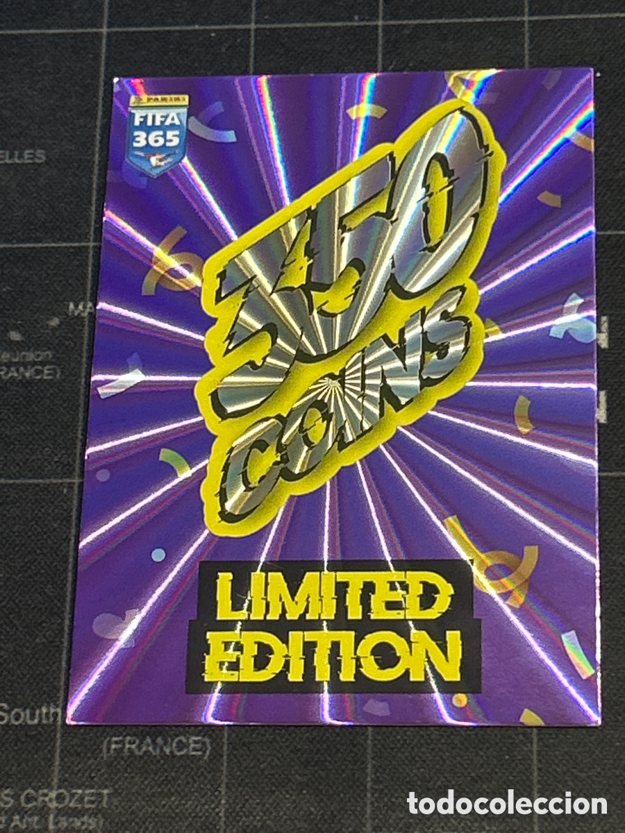 Cromos de F&uacute;tbol: 350 COINS MONEDAS LIMITED EDITION PANINI ADRENALYN XL FIFA 365 2024 24