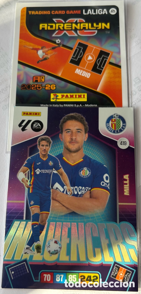 Cromos de F&uacute;tbol: ADRENALYN 25-26/ INFLUENCER 419