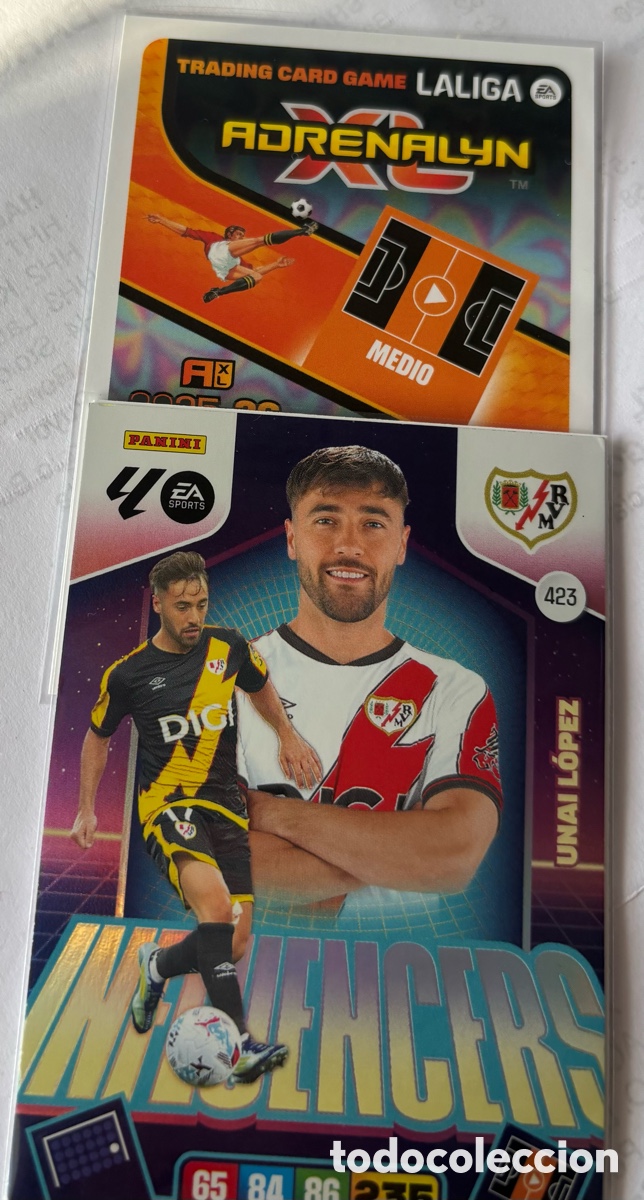 Cromos de F&uacute;tbol: ADRENALYN 25-26/ INFLUENCER 423