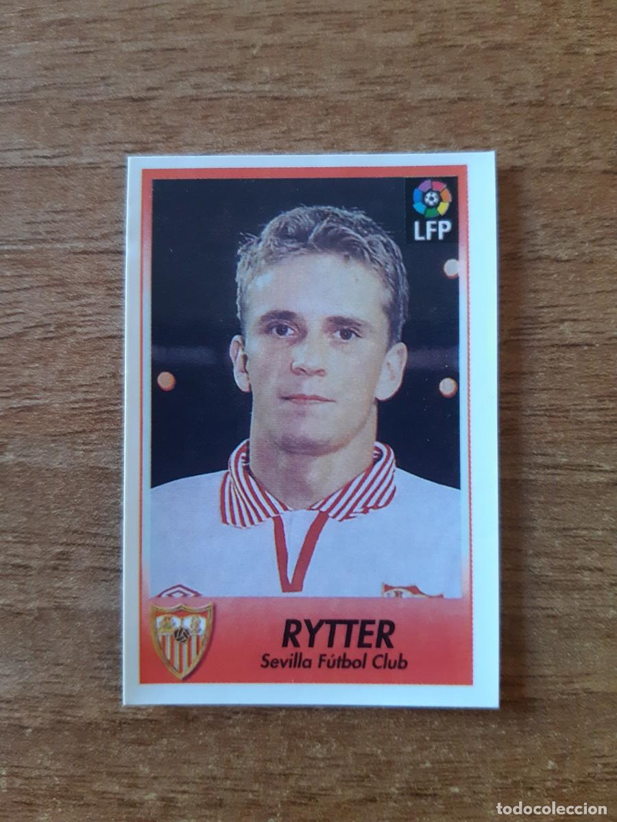 Cromos de F&uacute;tbol: N&deg;311 Fichaje Rytter (Sevilla) Liga 96-97 BOLLYCAO. Trasera Sigue La Liga. Nunca pegado, sin pegar