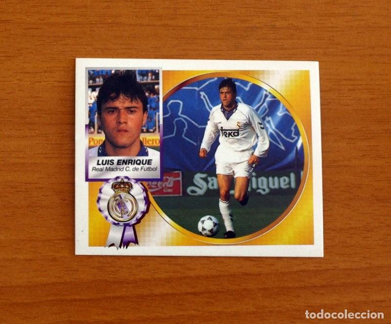 Cromos de F&uacute;tbol: Real Madrid - Luis Enrique - Ediciones Este Liga 1994-1995, 94-95 - Nunca Pegado