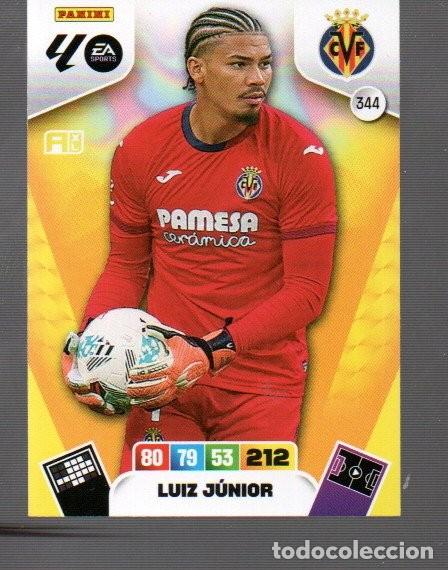 Cromos de F&uacute;tbol: CROMO DE FUTBOL XL ADRENALYN PANINI LIGA 2025/26 N&ordm; 344 DE VILLARREAL LUIZ J&Uacute;NIOR