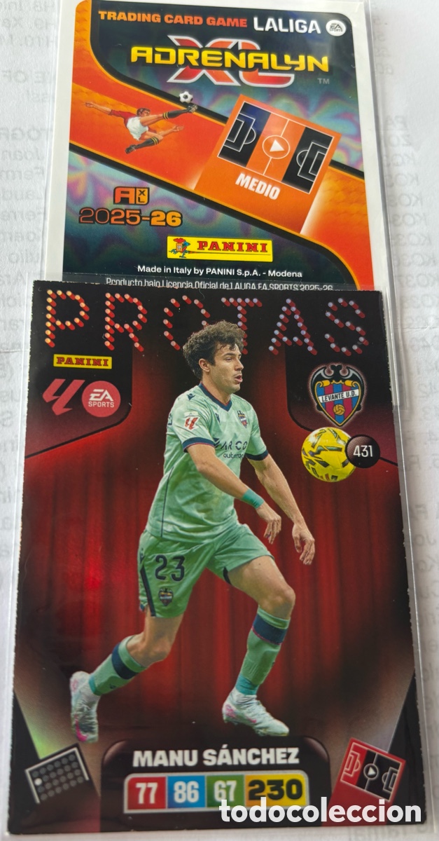 Cromos de F&uacute;tbol: ADRENALYN 25-26/431 PROTAS