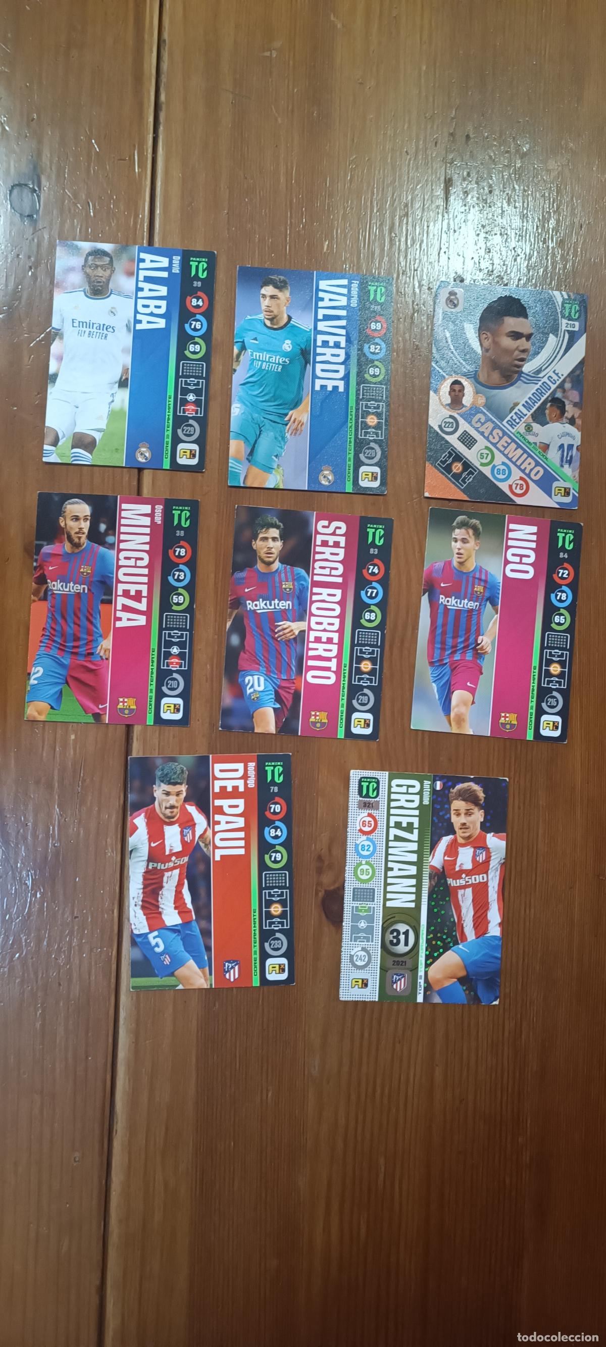 Football Stickers: PANINI ADRENALYN TOP CLASS 2021 2022 21 22 REAL MADRID - BARCELONA - AT. MADRID