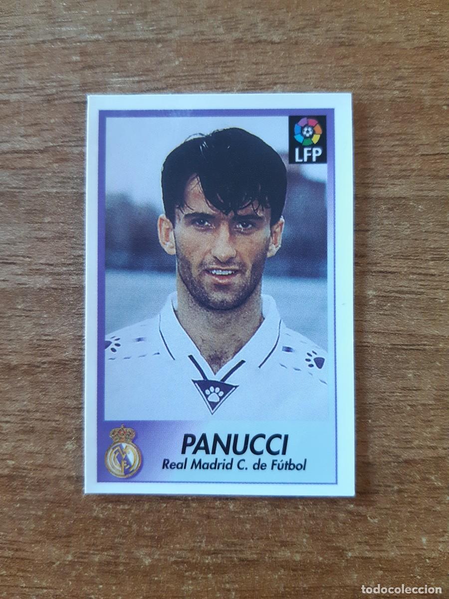 Cromos de F&uacute;tbol: N&deg;306 Fichaje Panucci (Real Madrid) Liga 96-97 BOLLYCAO. Trasera normal. Nunca pegado, sin pegar