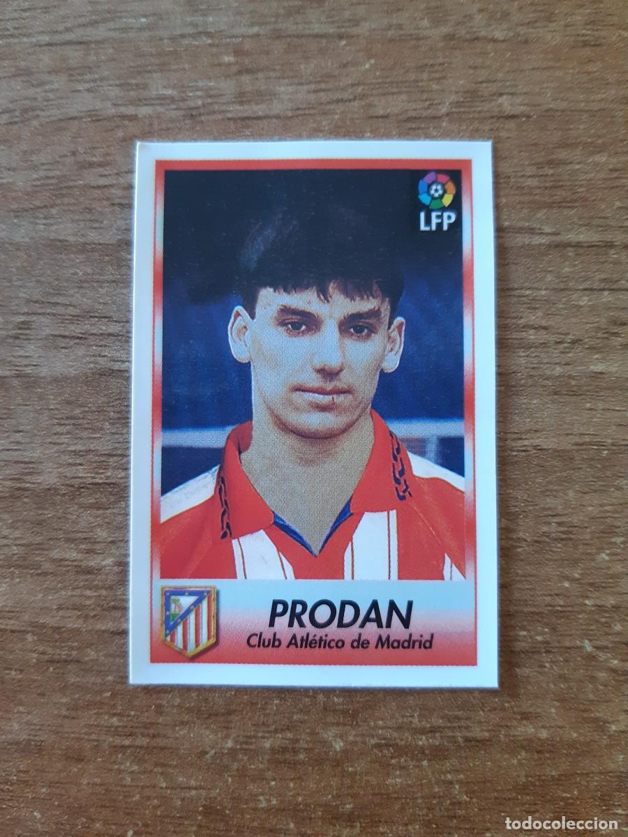Cromos de F&uacute;tbol: N&deg;305 Fichaje Prodan (Atl&eacute;tico Madrid) Liga 96-97 BOLLYCAO. Trasera normal. Nunca pegado, sin pegar