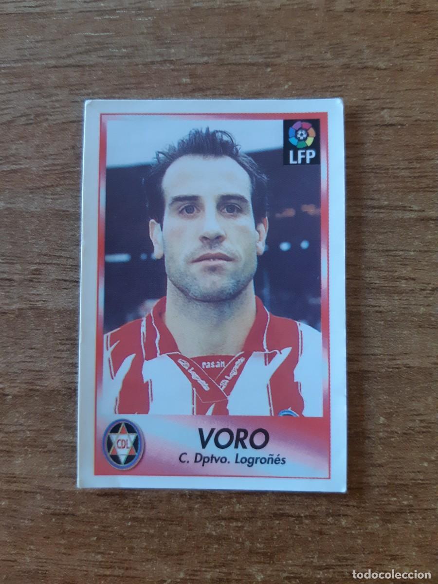 Cromos de F&uacute;tbol: N&deg;303 Fichaje Voro (Logro&ntilde;&eacute;s) Liga 96-97 BOLLYCAO. Trasera normal. Nunca pegado, sin pegar