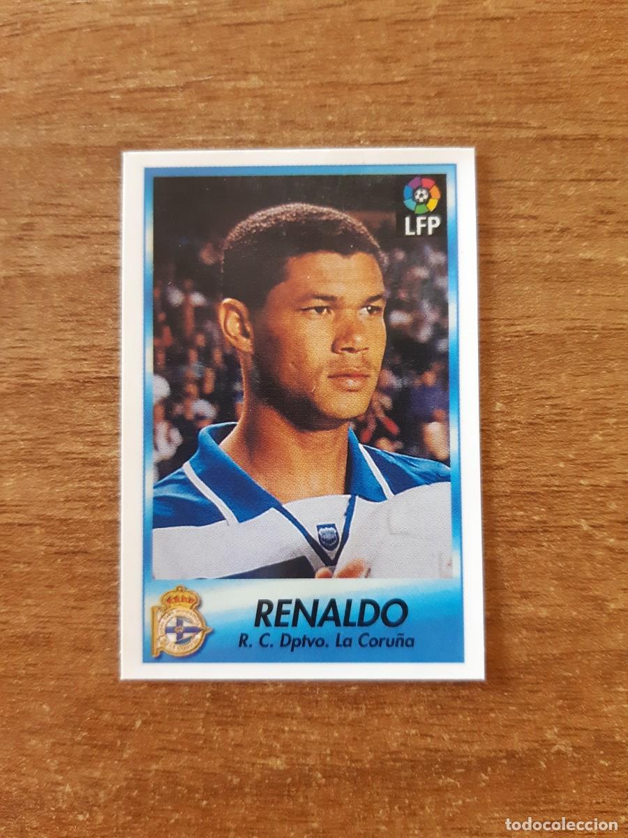 Cromos de F&uacute;tbol: N&deg;295 Fichaje Renaldo (Deportivo Coru&ntilde;a) Liga 96-97 BOLLYCAO.Trasera normal. Nunca pegado, sin pegar