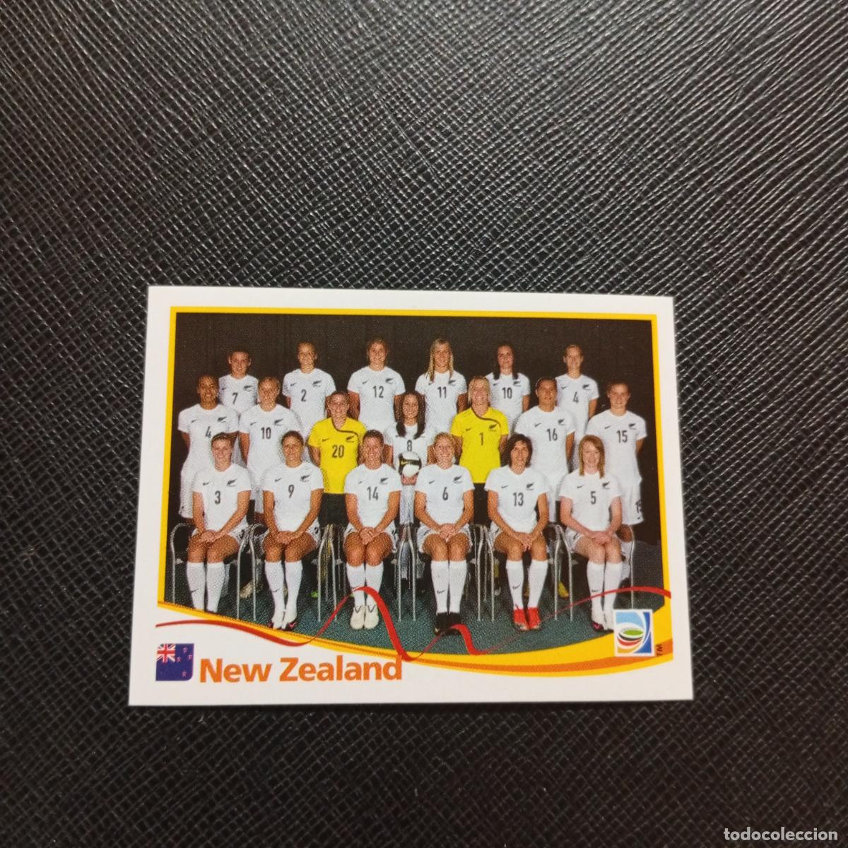 Fu&szlig;ball-Sticker: 122 PLANTILLA NUEVA ZELANDA PANINI FEMENINO WOMEN&acute;S MUNDIAL 2011 ALEMANIA 11 SIN PEGAR A205 PG73