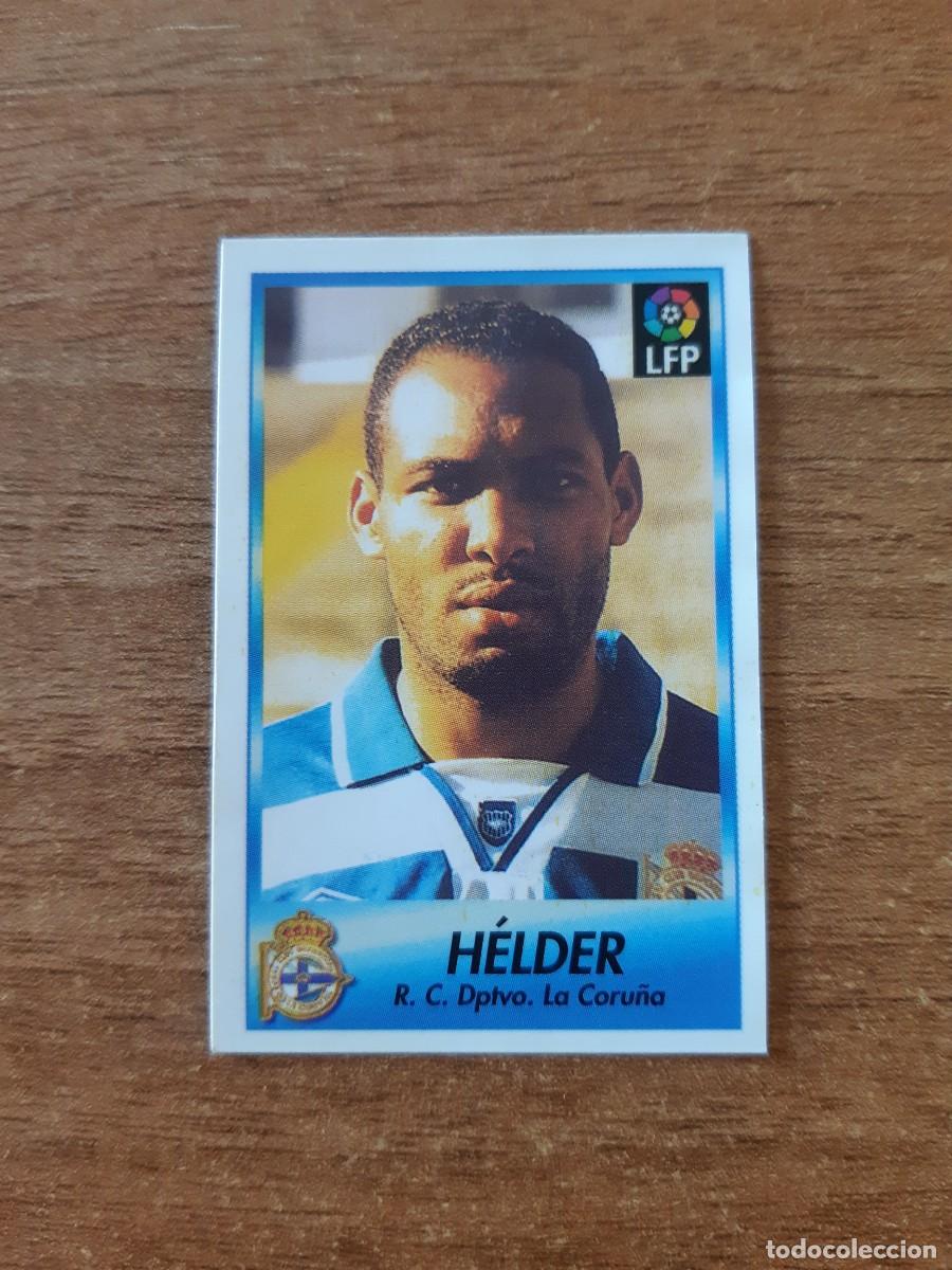 Figurine di Calcio: N&deg;293 Fichaje H&eacute;lder (Deportivo Coru&ntilde;a) Liga 96-97 BOLLYCAO. Trasera normal. Nunca pegado, sin pegar