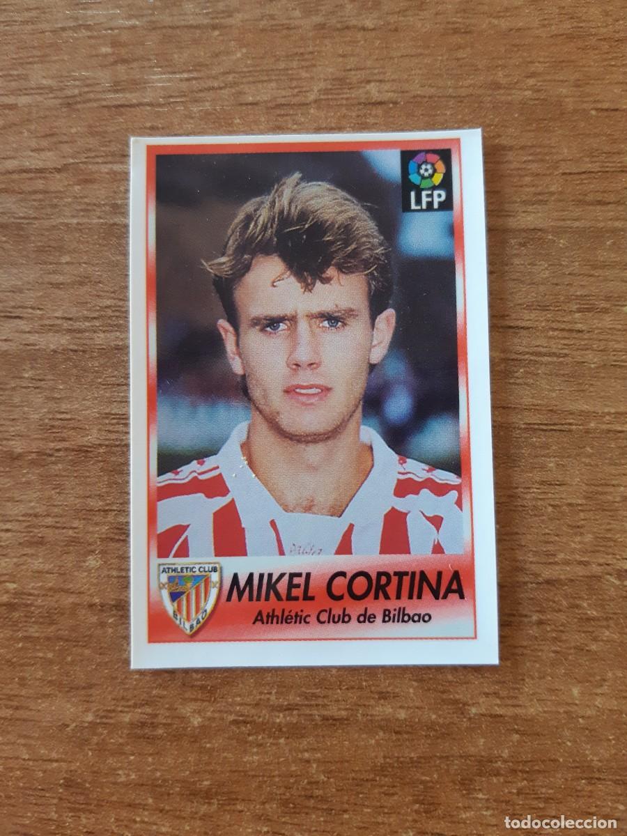 Football Stickers: N&deg;290 Fichaje M. Cortina (Athletic Bilbao) Liga 96-97 BOLLYCAO. Trasera Sigue La Liga. Nunca pegado