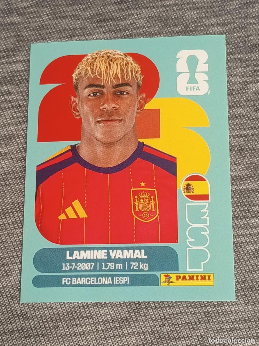 Figurine di Calcio: LAMINE YAMAL ESP 15 STICKER MUNDIAL 2026 PANINI FIFA WORLD CUP NUEVO