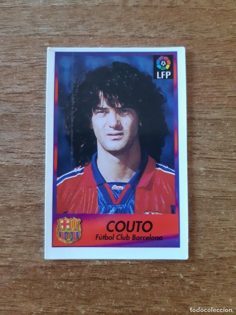 Figurine di Calcio: N&deg;287 Fichaje Couto (Barcelona) Liga 96-97 BOLLYCAO. Trasera normal. Nunca pegado, sin pegar