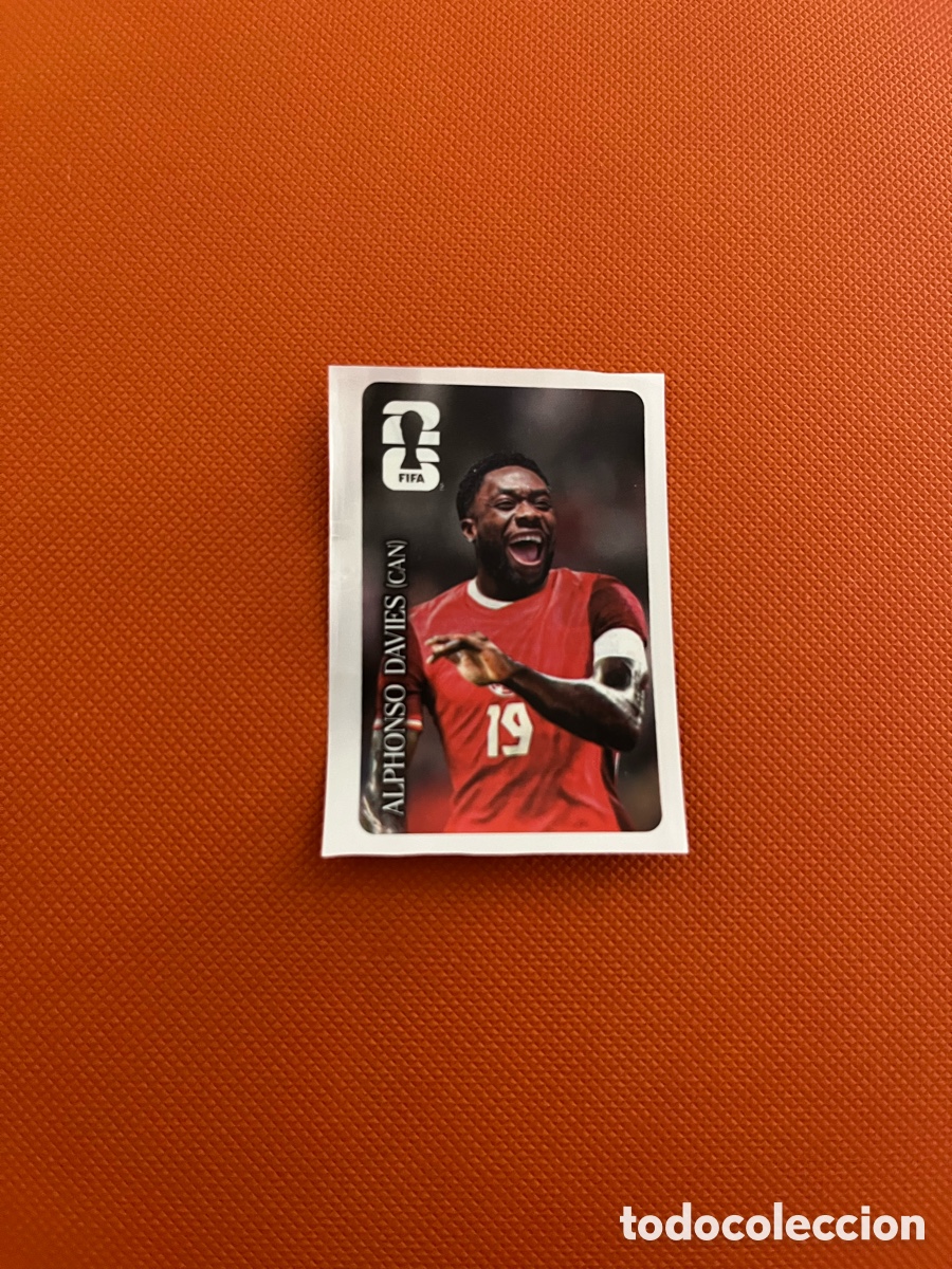Fu&szlig;ball-Sticker: ALPHONSO DAVIES COCACOLA CANADA EDICION LIMITADA FIFA WORLD CUP 26 PANINI MUNDIAL 2026 SIN PEGAR