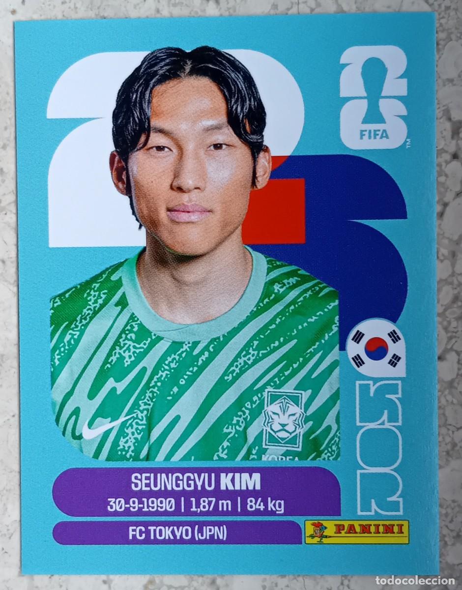 Cromos de F&uacute;tbol: Figurina Panini 2026 Cromo Fifa World Cup Usa Mundial 2026 Seunggyu Kim Korea Republic n KOR 3