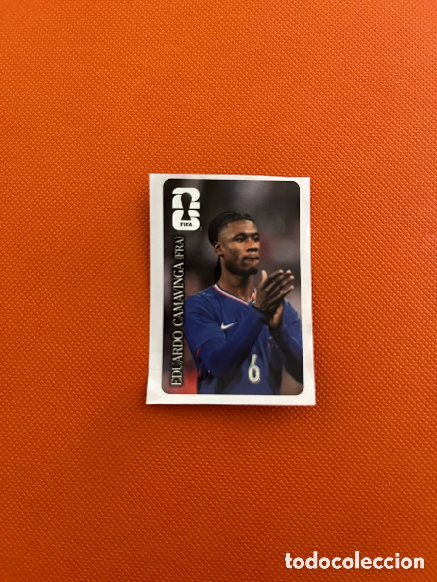 Football Stickers: EDUARDO CAMAVINGA COCACOLA FRANCIA EDICION LIMITADA FIFA WORLD CUP 26 PANINI MUNDIAL 2026 SIN PEGAR