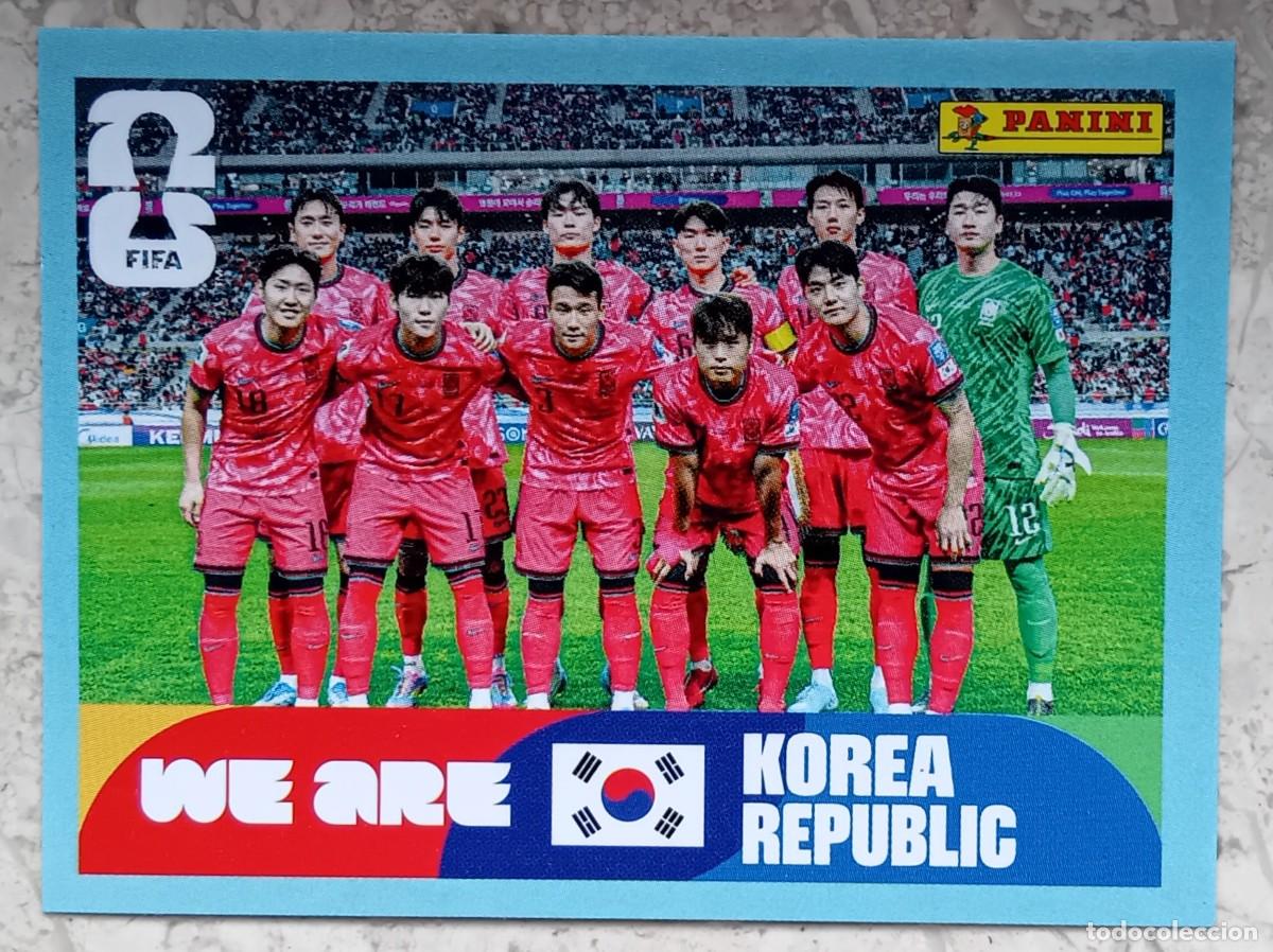 Cromos de F&uacute;tbol: Figurina Panini 2026 Cromo World Cup Usa Mundial 2026 squadra alineaci&oacute;n team Korea Republic KOR 13