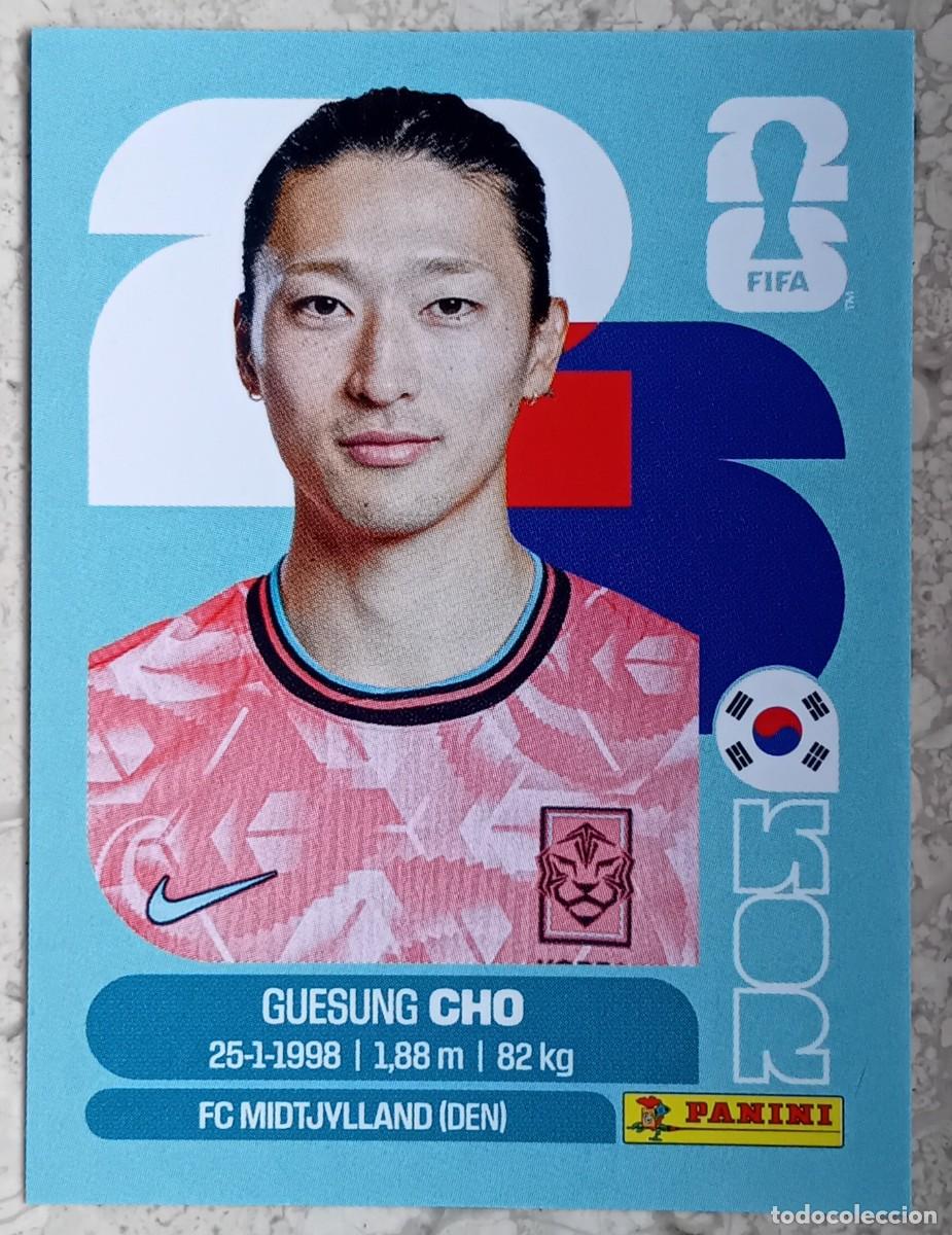 Cromos de F&uacute;tbol: Figurina Panini 2026 Cromo Fifa World Cup Usa Mundial 2026 Guesung Cho Korea Republic KOR 17