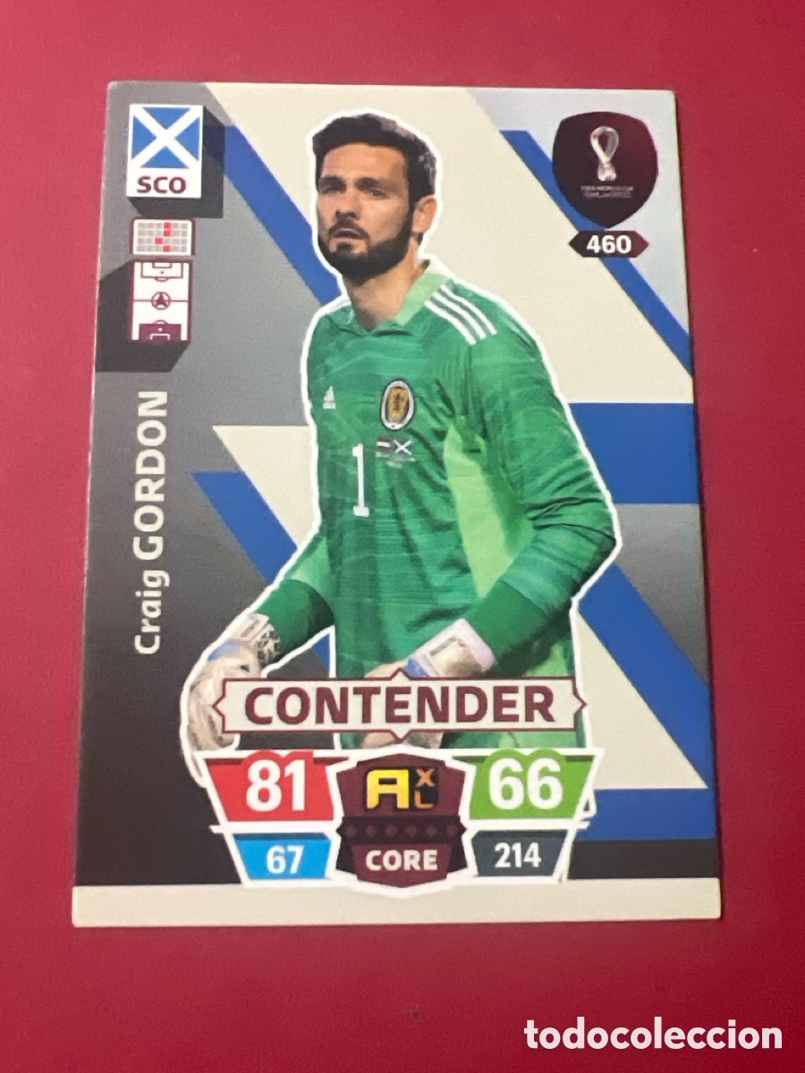 Cromos de F&uacute;tbol: C9779. N&ordm; 460 GORDON - ESCOCIA - ADRENALYN XL MUNDIAL WORLD CUP QATAR 2022