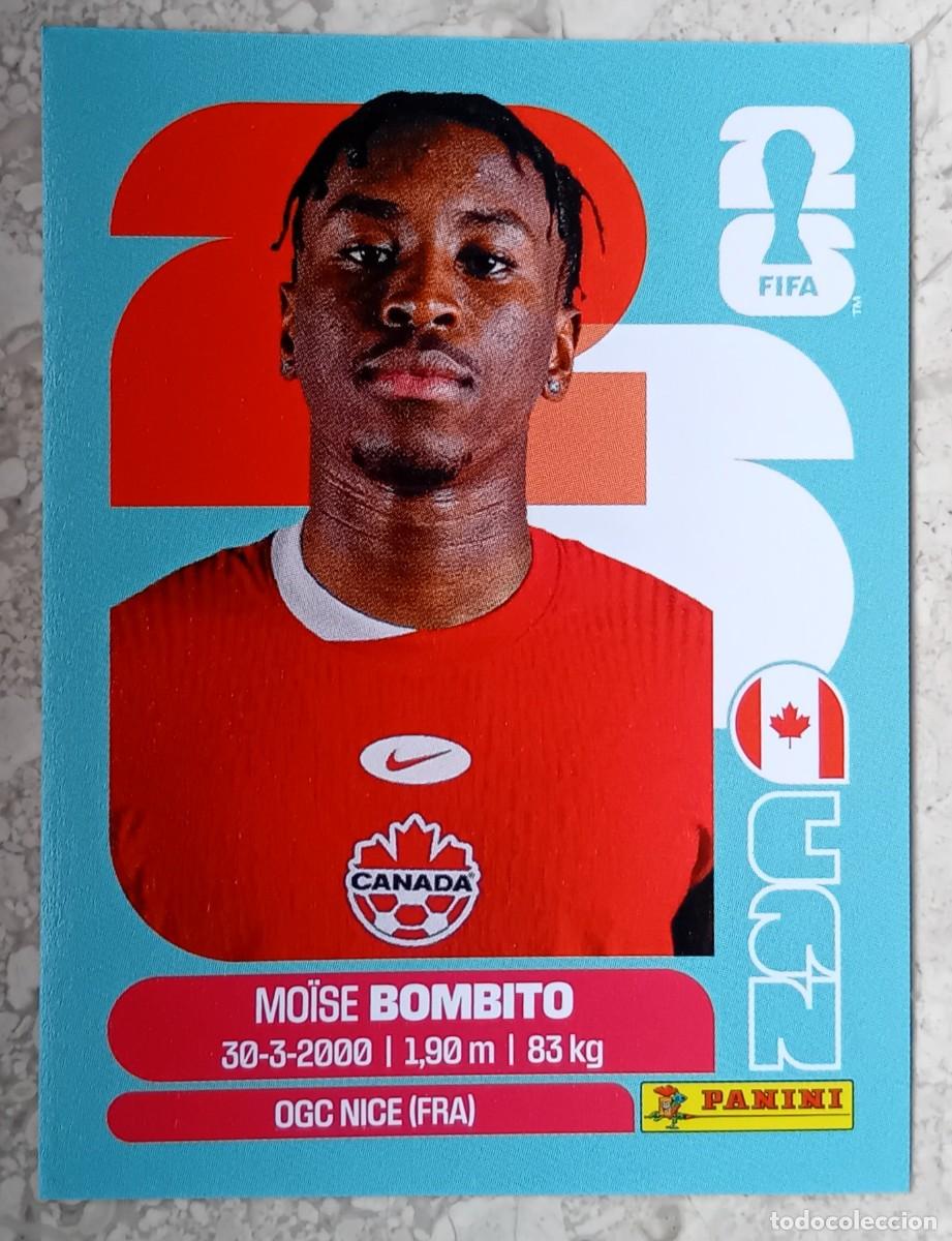 Cromos de F&uacute;tbol: Figurina Panini 2026 Cromo Fifa World Cup Usa Mundial 2026 Moise Bombito Canada n CAN 8