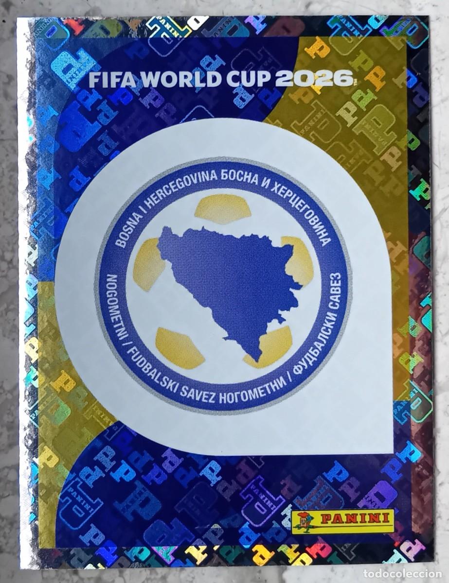Cromos de F&uacute;tbol: Figurina Panini 2026 Cromo Fifa World Cup Usa Mundial 2026 scudetto escudo badge Bosnia n BIH 1