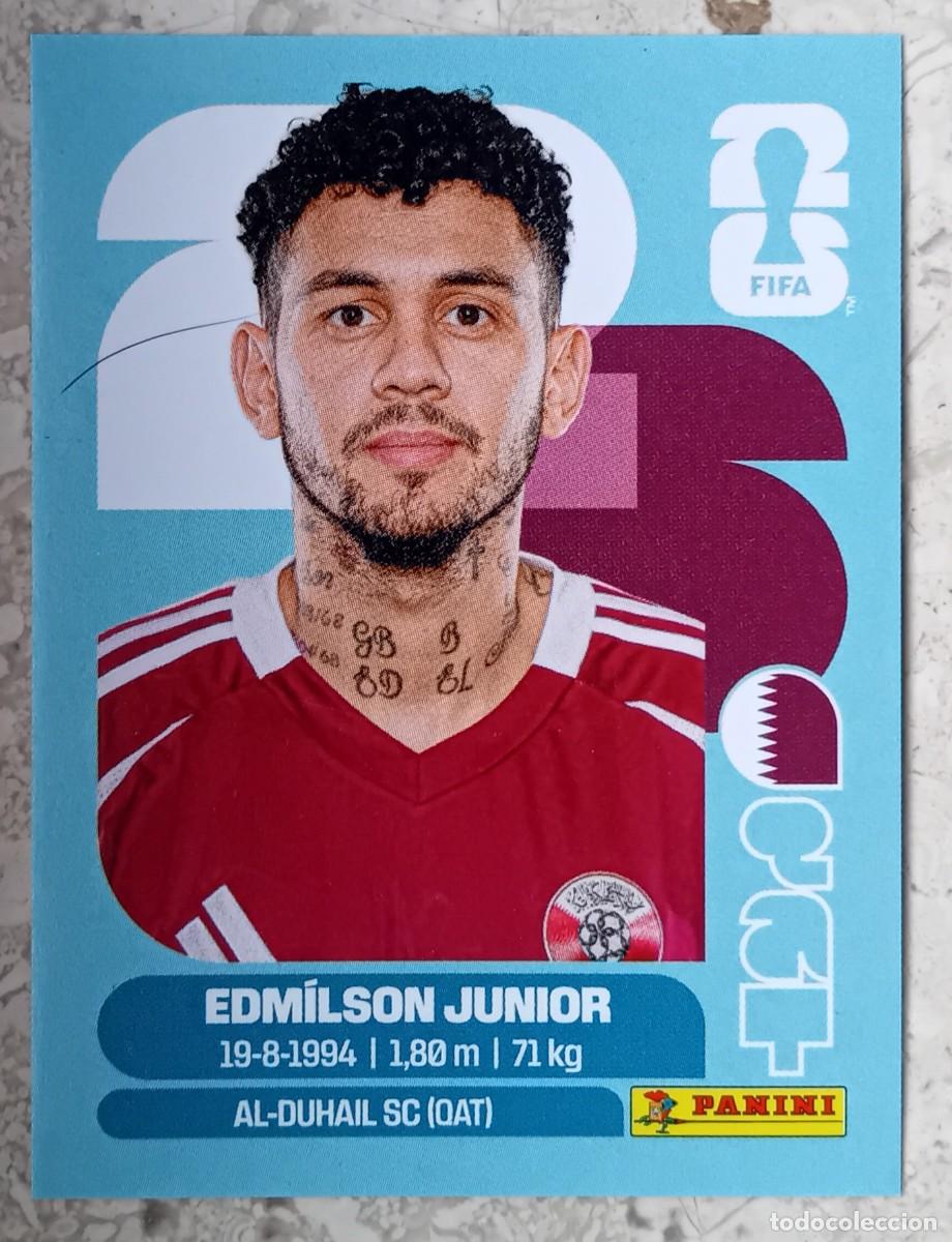 Cromos de F&uacute;tbol: Figurina Panini 2026 Cromo Fifa World Cup Usa Mundial 2026 Edmilson Junior Qatar n QAT 17